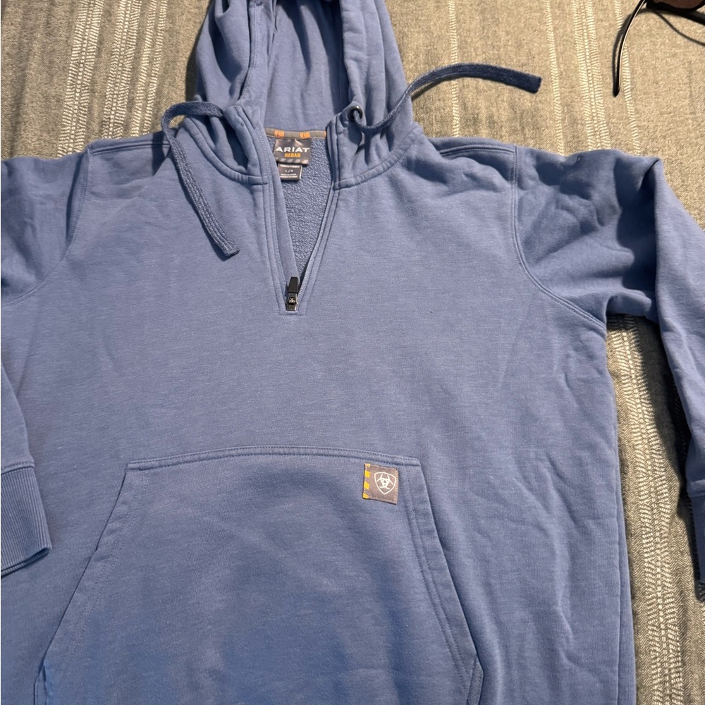 Ariat Classic Blue Half-Zip Hoodie